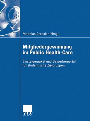 cover image of Mitgliedergewinnung im Public Health-Care